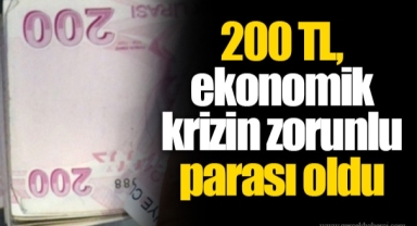 200 TL, ekonomik krizin zorunlu parası oldu: Tedavüldeki paraların yarısı...