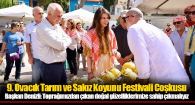 9. Ovacık Tarım ve Sakız Koyunu Festivali Coşkusu