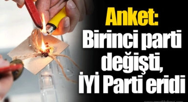 Anket: Birinci parti değişti, İYİ Parti eridi