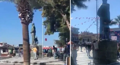 Atatürk heykeline balyozlu saldırı: Psikolojik tedavi görüyormuş