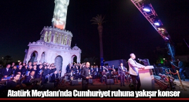 Atatürk Meydanı’nda Cumhuriyet ruhuna yakışır konser