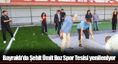 Bayraklı'da Şehit Ümit Boz Spor Tesisi yenileniyor