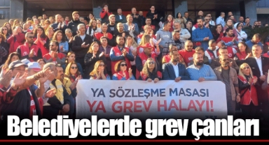 Belediyelerde grev çanları