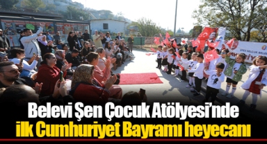 Belevi Şen Çocuk Atölyesi’nde ilk Cumhuriyet Bayramı heyecanı
