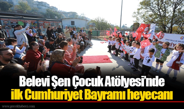 Belevi Şen Çocuk Atölyesi’nde ilk Cumhuriyet Bayramı heyecanı
