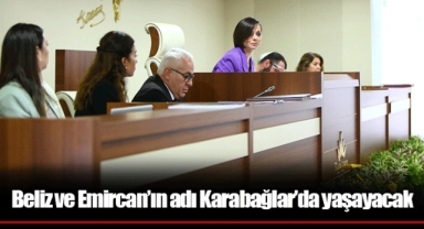 Beliz ve Emircan’ın adı Karabağlar’da yaşayacak