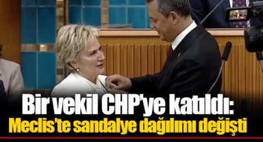 Bir vekil CHP’ye katıldı: Meclis’te sandalye dağılımı değişti