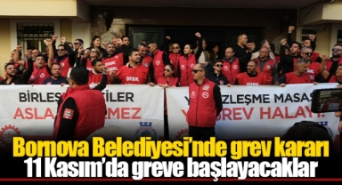 Bornova Belediyesi’nde grev kararı