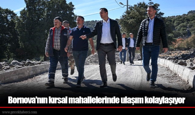 Bornova'nın kırsal mahallelerinde ulaşım kolaylaşıyor