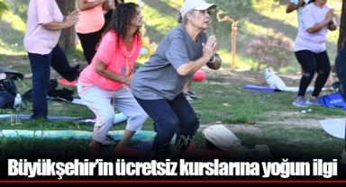 Büyükşehir’in ücretsiz kurslarına yoğun ilgi