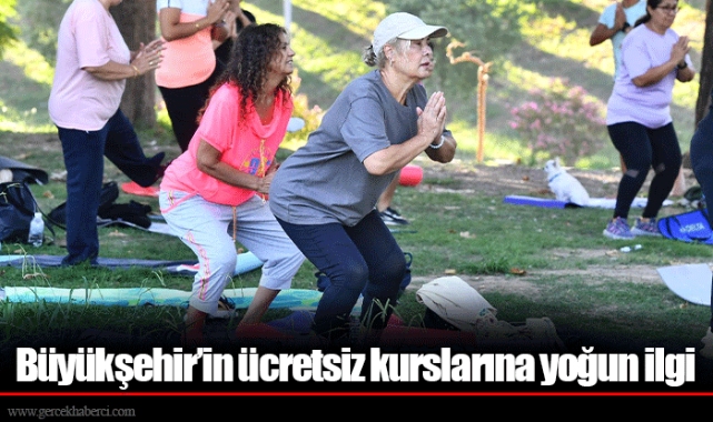 Büyükşehir’in ücretsiz kurslarına yoğun ilgi