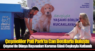 Çeşmeliler Pati Park’ta Can Dostlarla Buluştu