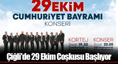 Çiğli'de 29 Ekim Coşkusu Başlıyor