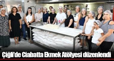 Çiğli’de Ciabatta Ekmek Atölyesi düzenlendi