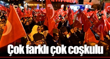 Çok farklı çok coşkulu