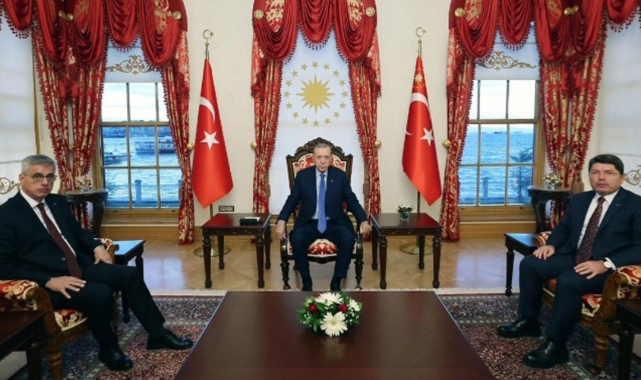 Cumhurbaşkanı Erdoğan Adalet Bakanı Tunç ile Sağlık Bakanı Memişoğlu'nu kabul etti