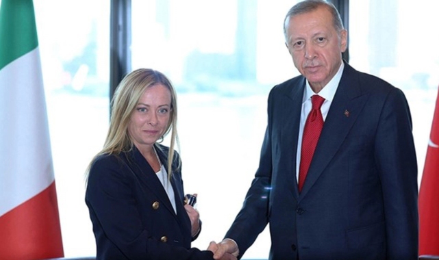 Cumhurbaşkanı Erdoğan, İtalya Başbakanı Meloni ile görüştü