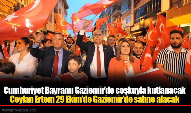 Cumhuriyet Bayramı Gaziemir’de coşkuyla kutlanacak