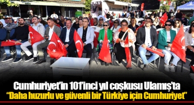 Cumhuriyet’in 101’inci yıl coşkusu Ulamış’ta