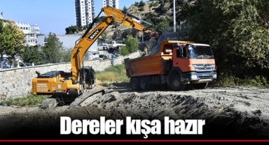 Dereler kışa hazır