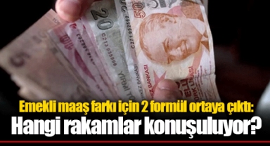 Emekli maaş farkı için 2 formül ortaya çıktı: Hangi rakamlar konuşuluyor?