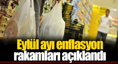 Eylül ayı enflasyon rakamları açıklandı