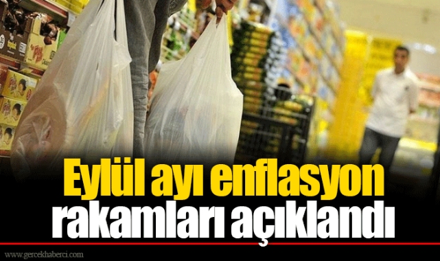 Eylül ayı enflasyon rakamları açıklandı