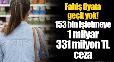Fahiş fiyata geçit yok! 153 bin işletmeye 1 milyar 331 milyon TL ceza