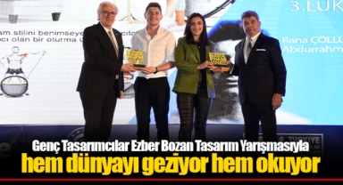 Genç Tasarımcılar Ezber Bozan Tasarım Yarışmasıyla hem dünyayı geziyor hem okuyor