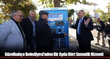 Güzelbahçe Belediyesi’nden Bir Ayda Dört Sumatik Hizmeti