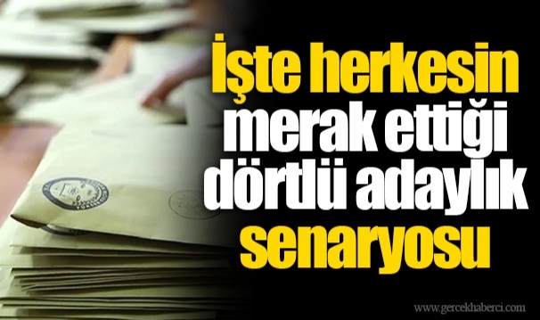 İşte herkesin merak ettiği dörtlü adaylık senaryosu: Erdoğan, İmamoğlu, Yavaş, Demirtaş... Kim birinci çıktı?
