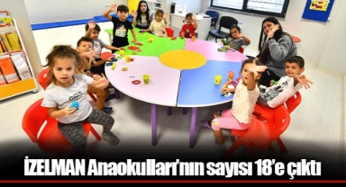 İZELMAN Anaokulları’nın sayısı 18’e çıktı
