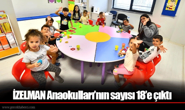 İZELMAN Anaokulları’nın sayısı 18’e çıktı
