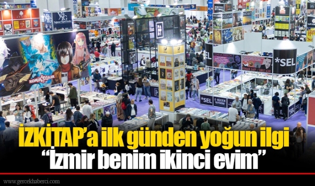 İZKİTAP’a ilk günden yoğun ilgi