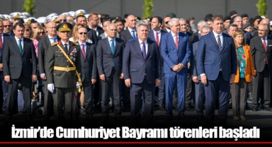 İzmir’de Cumhuriyet Bayramı törenleri başladı