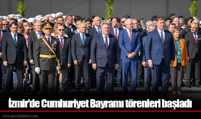 İzmir’de Cumhuriyet Bayramı törenleri başladı