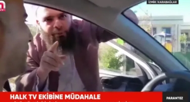 İzmir’de kaçak kuran kursu yöneticilerinden Halk TV ekibine saldırı!