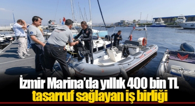 İzmir Marina’da yıllık 400 bin TL tasarruf sağlayan iş birliği