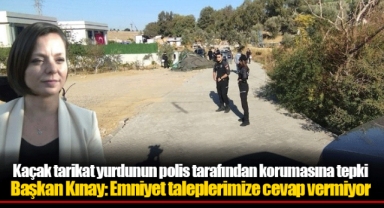 Kaçak tarikat yurdunun polis tarafından korumasına tepki