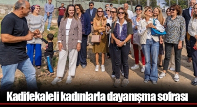Kadifekaleli kadınlarla dayanışma sofrası