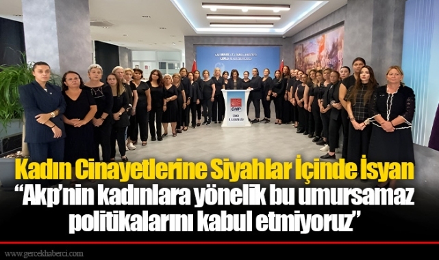 Kadın Cinayetlerine Siyahlar İçinde İsyan