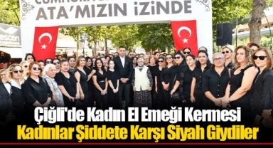 Kadınlar Şiddete Karşı Siyah Giydiler