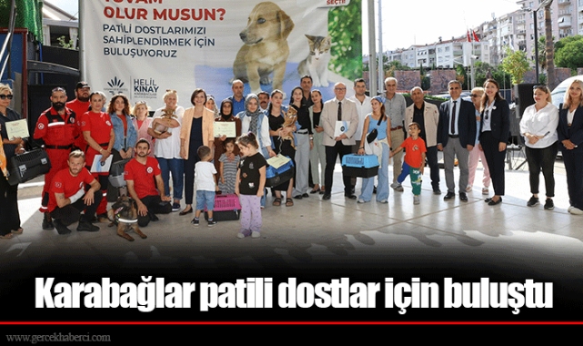 Karabağlar patili dostlar için buluştu