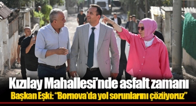 Kızılay Mahallesi’nde asfalt zamanı