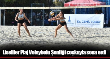 Liseliler Plaj Voleybolu Şenliği coşkuyla sona erdi