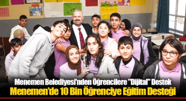 Menemen Belediyesi'nden Öğrencilere