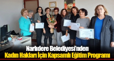Narlıdere Belediyesi’nden Kadın Hakları İçin Kapsamlı Eğitim Programı