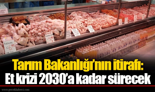 Tarım Bakanlığı’nın itirafı: Et krizi 2030’a kadar sürecek