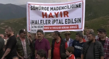 Trabzon'da altın madenine engel olmaya çalışan 15 kişi gözaltına alındı
