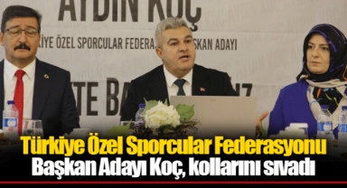 Türkiye Özel Sporcular Federasyonu Başkan Adayı Koç, kollarını sıvadı